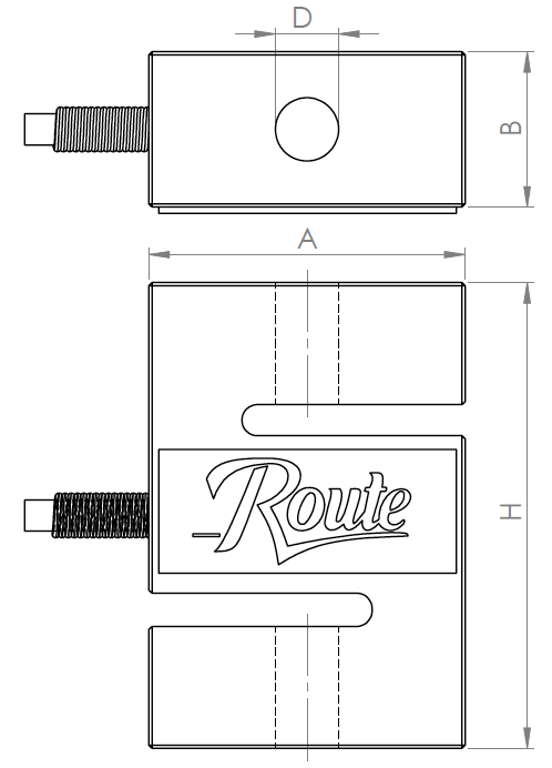 ULP Loadcell dimensional sketch